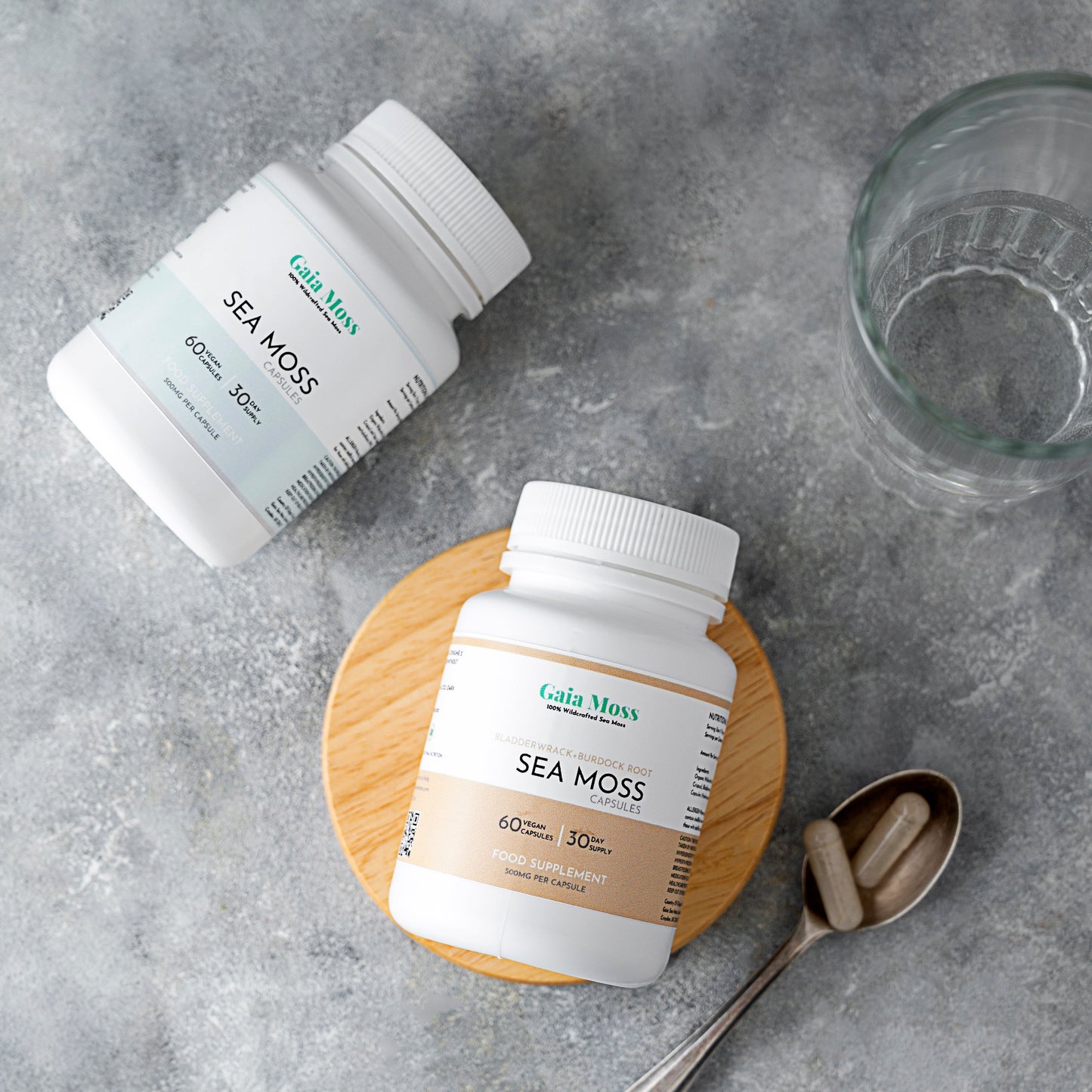 x2 500mg 30 Day Sea Moss Capsules - £40 Bundle
