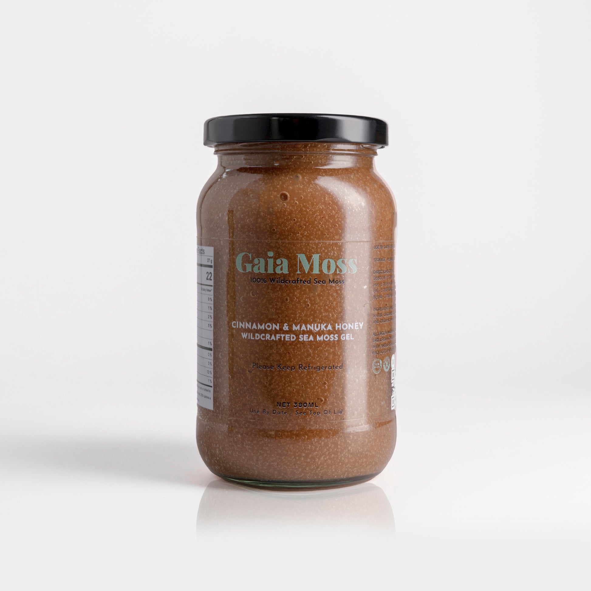 Cinnamon & Manuka Honey Infused Sea Moss Gel