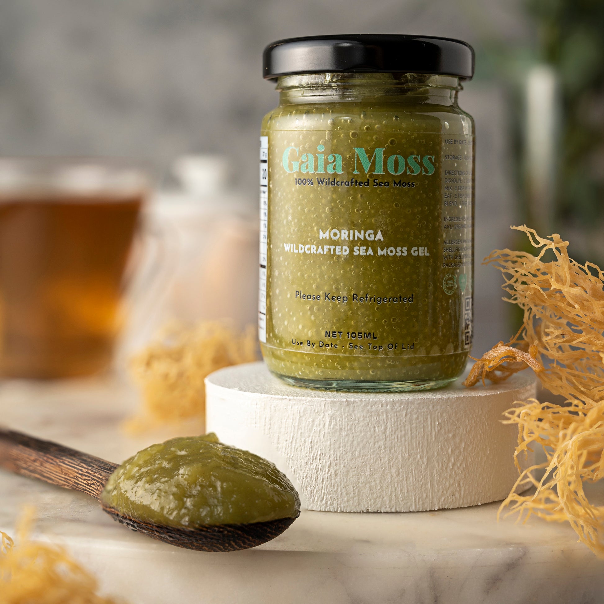 Moringa Infused Wildcrafted Sea Moss Gel